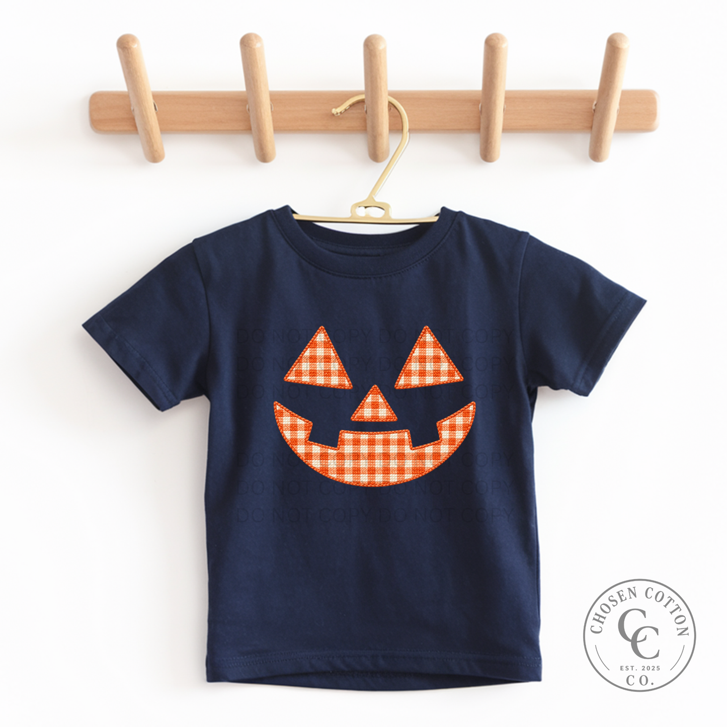 Orange checkered Pumpkin
