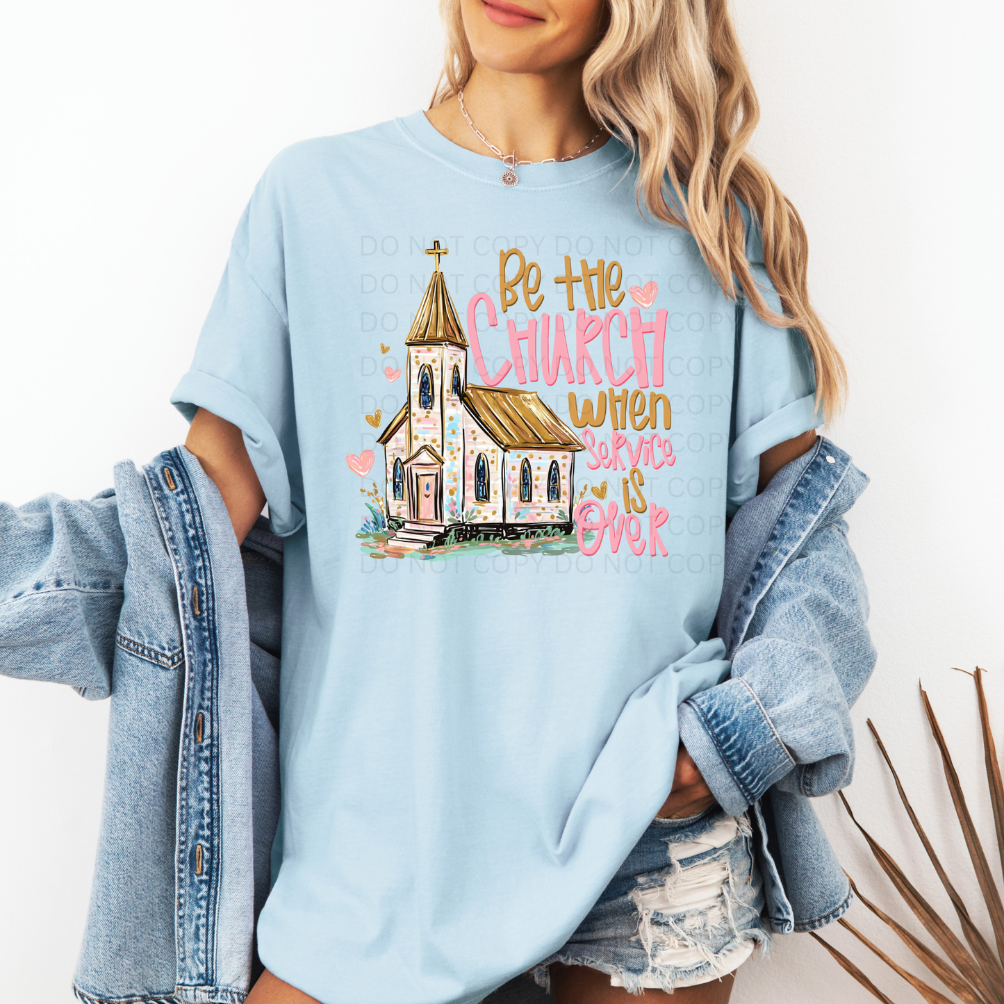 Be the Church CC Chambray