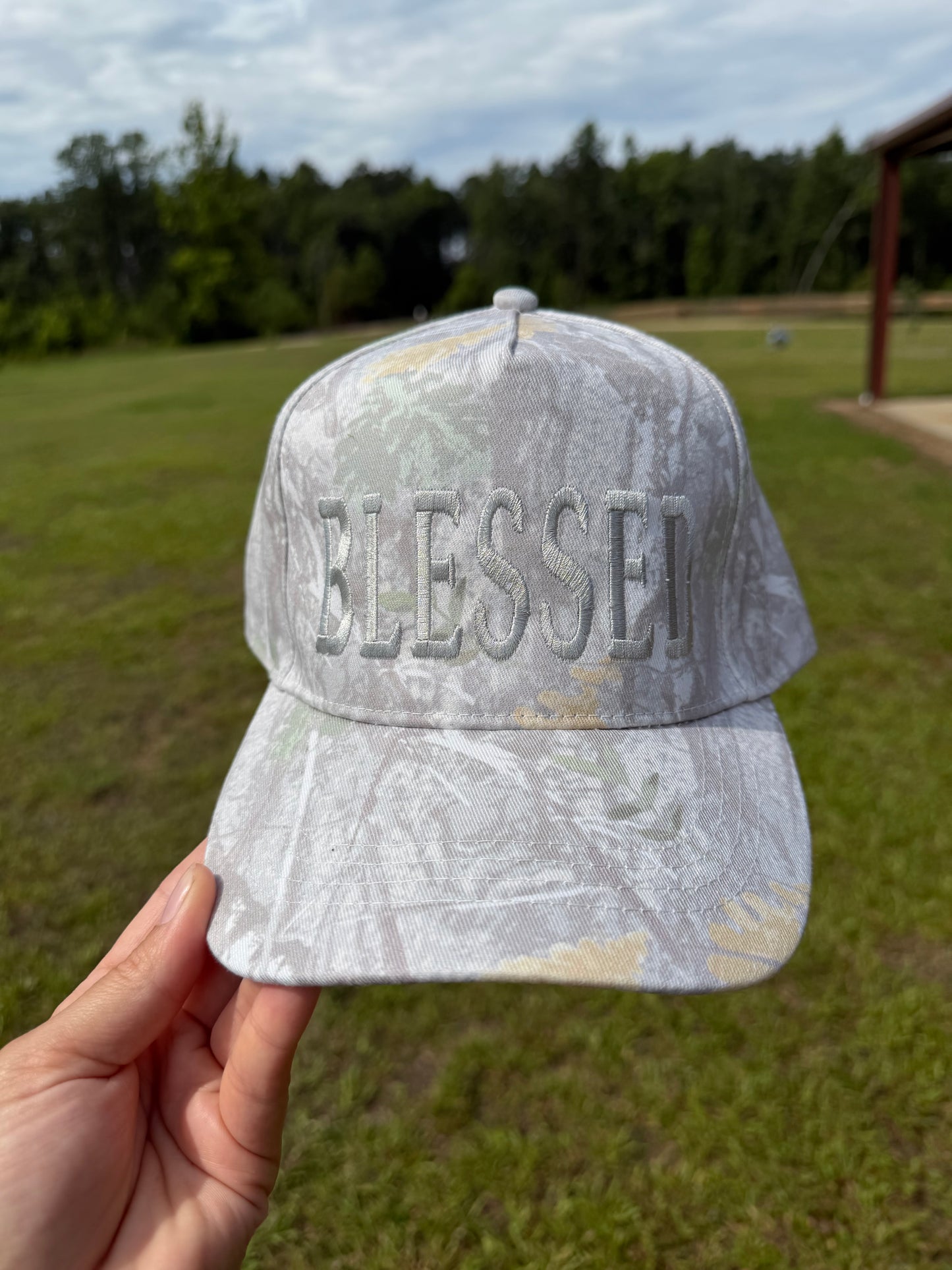Camo Blessed Trucker Hat