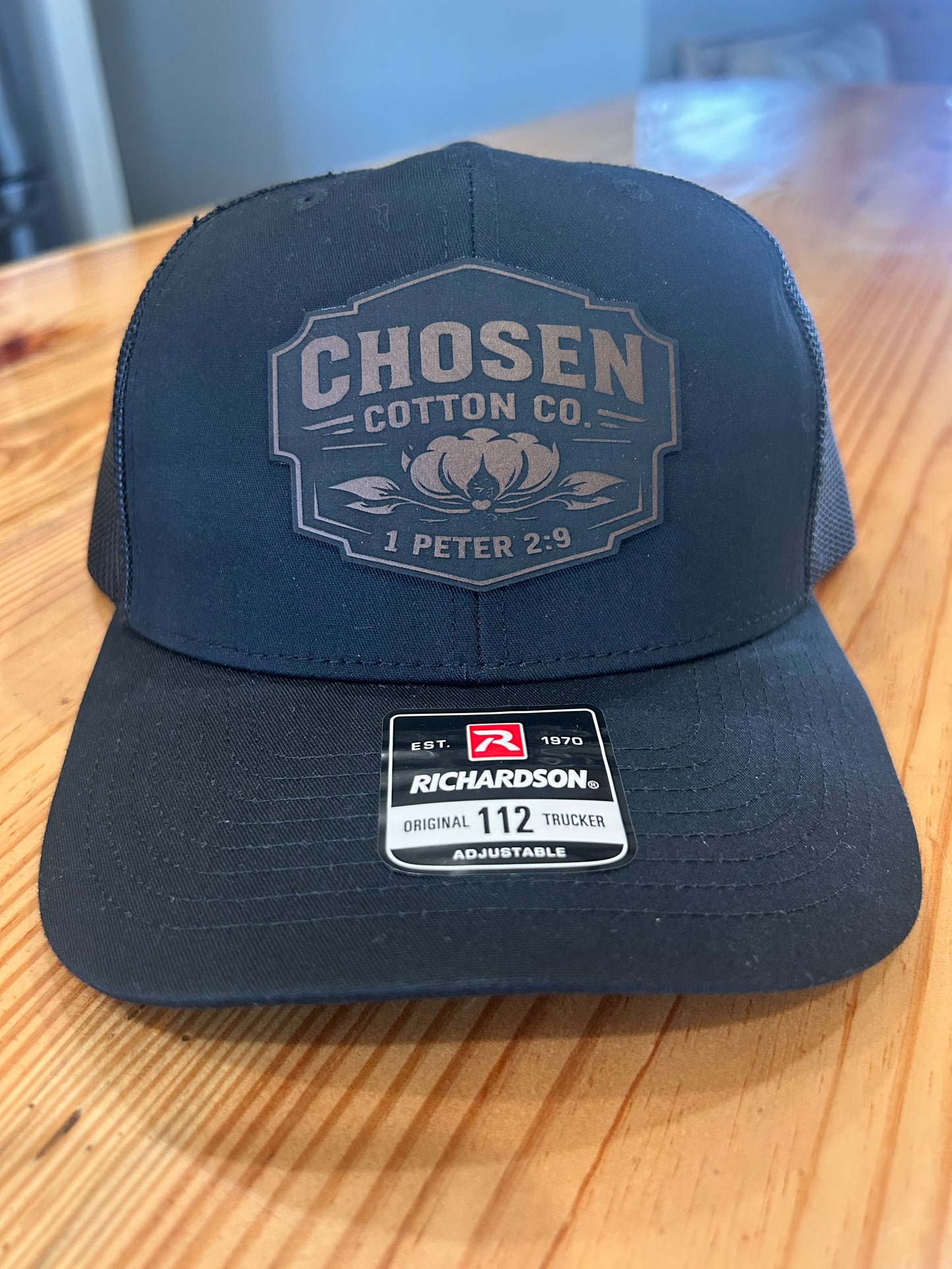 Chosen Cotton 1 Peter 2:9 Richardson Trucker Hat