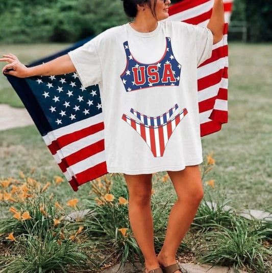 USA Stars & Stripes CC Ivory