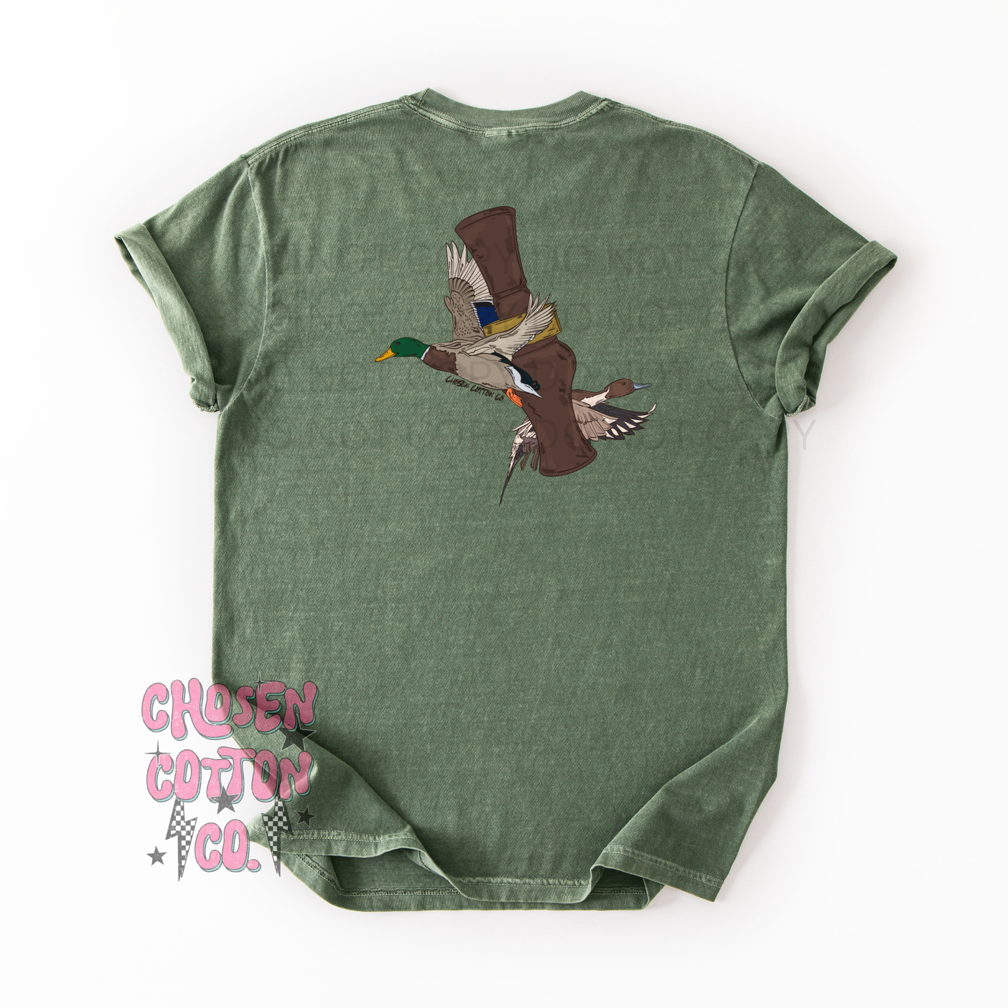Duck Call Comfort Colors Moss