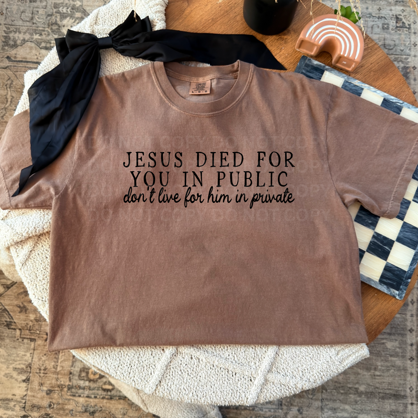 Jesus died for you CC Espresso