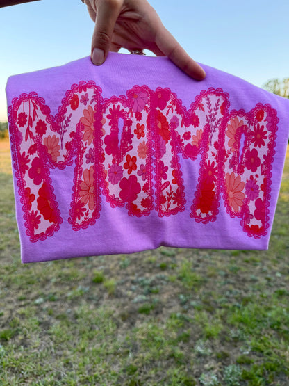 Floral Mama CC Neon Violet