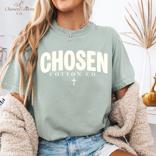 Chosen Cotton Co. Logo Comfort Colors Bay