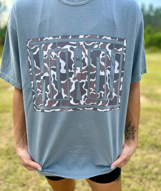 Grey Camo HOWDY