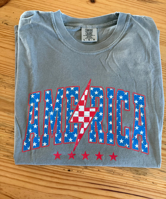 America Comfort Color Grey Size Large