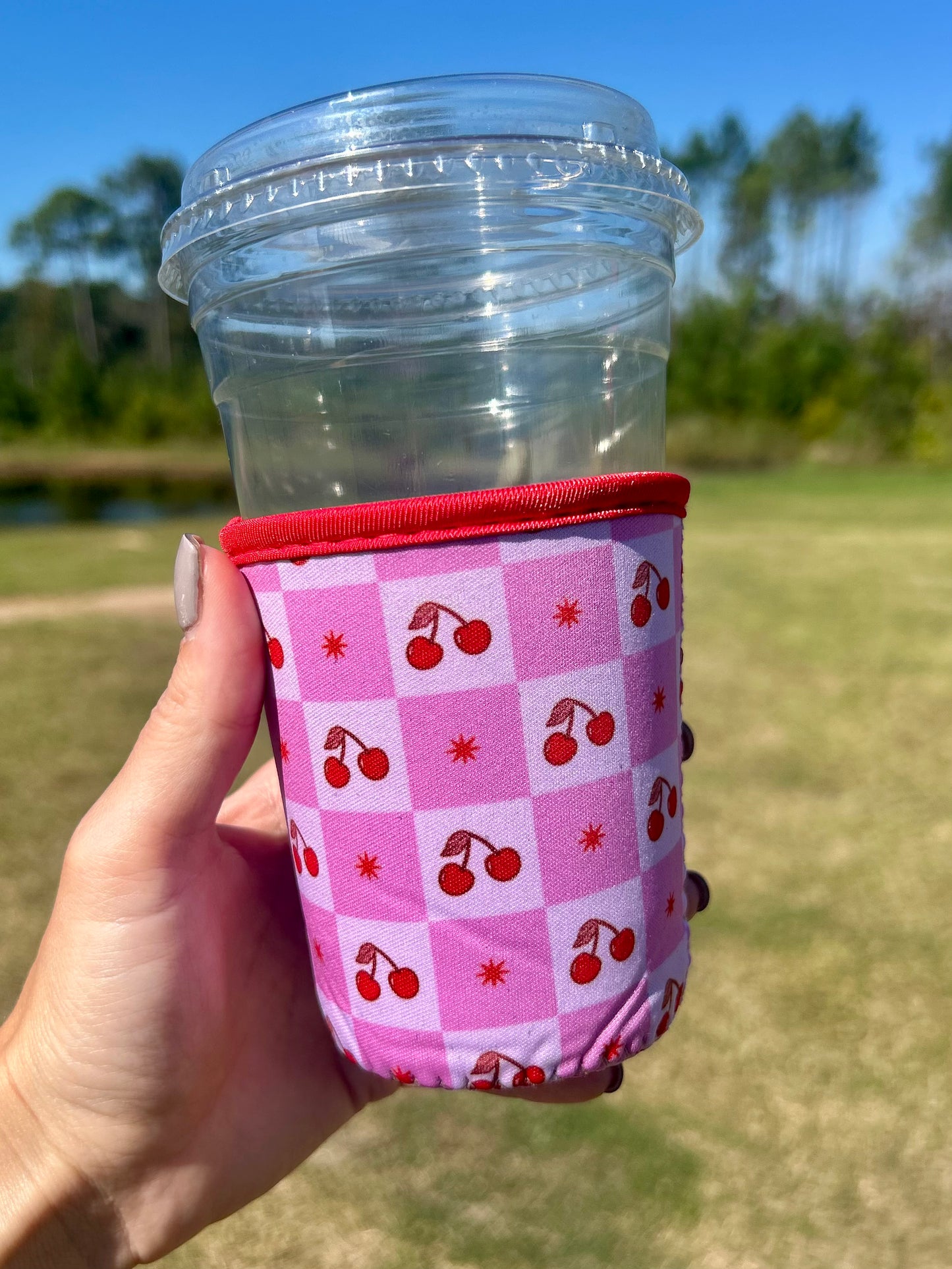 Cherry Coffee Sleeve