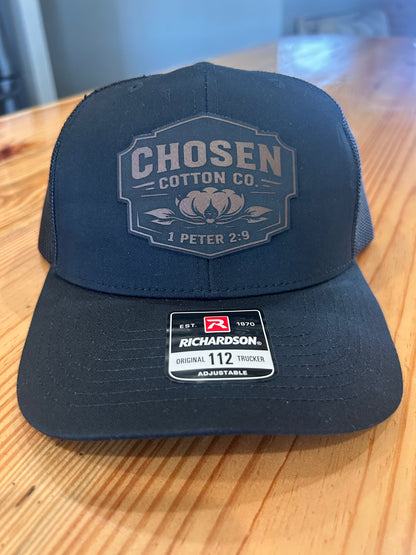 Chosen Cotton 1 Peter 2:9 Richardson Trucker Hat